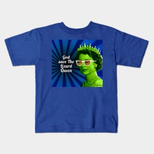 God save the Lizard Queen Kids T-Shirt